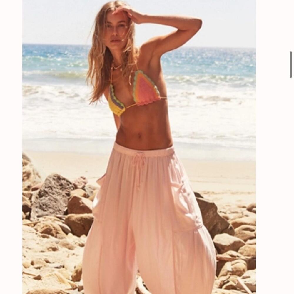 Free People Quinn pants (pastel pink) - Picture 8 of 8